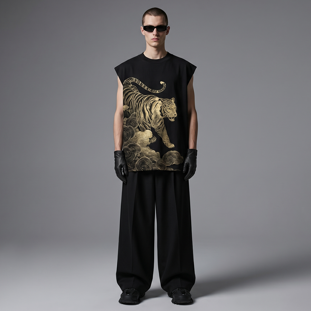 Golden Stride Tiger Vest