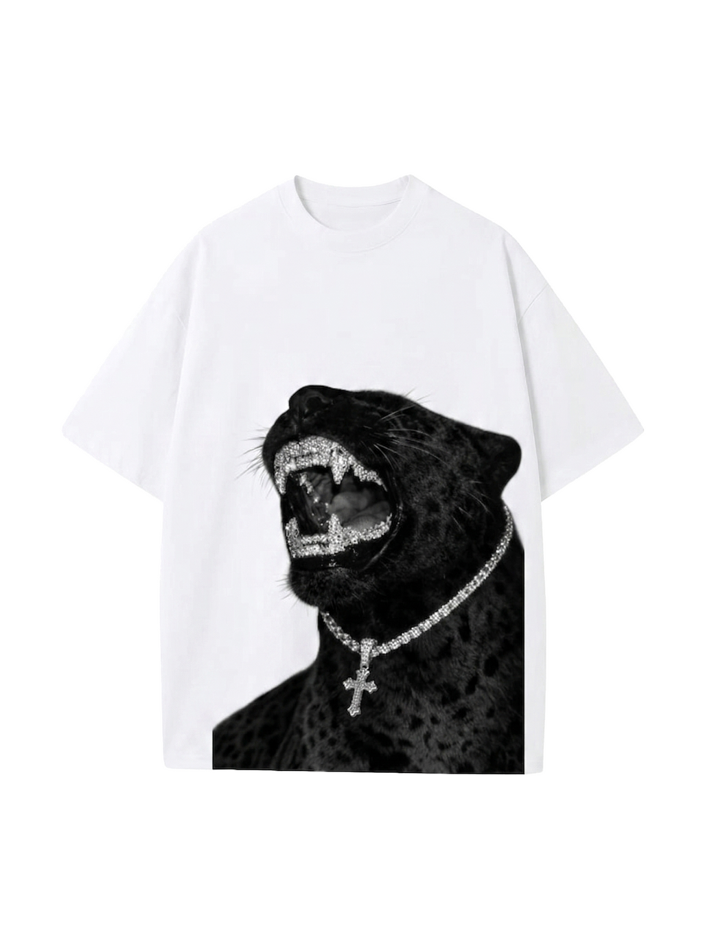 Midnight Panther Drip Tee