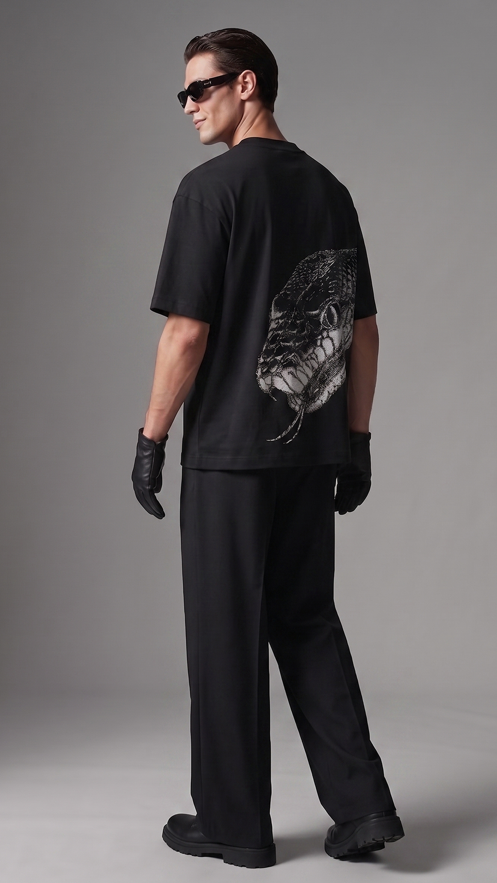 Venom Glitch Oversized Tee