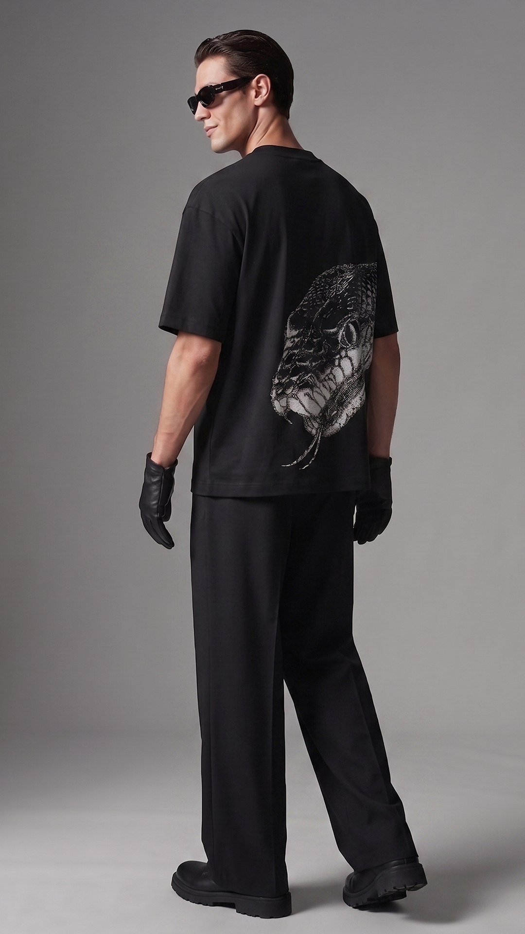 Venom Glitch Oversized Tee