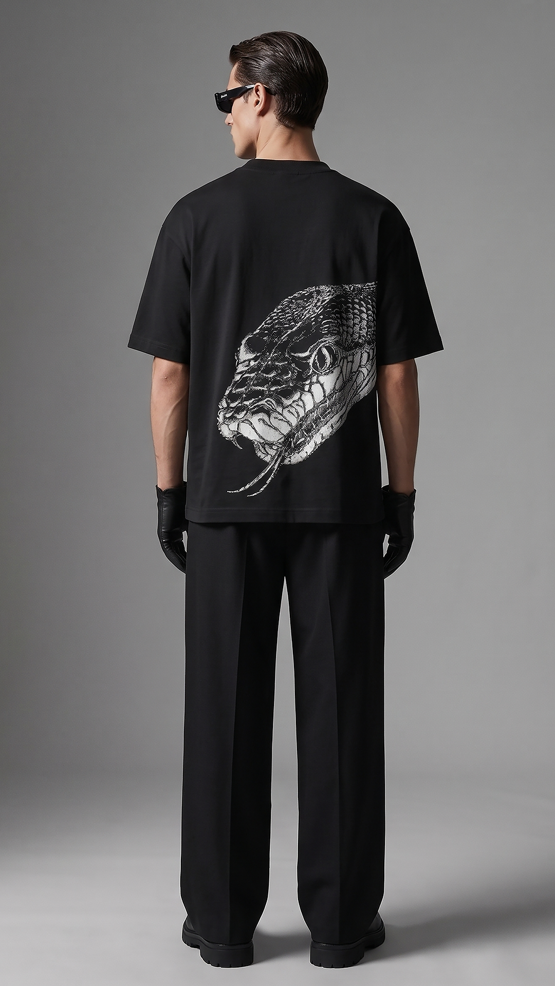 Venom Glitch Oversized Tee