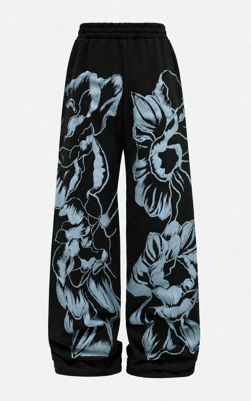 Midnight Bloom Baggy Sweatpants