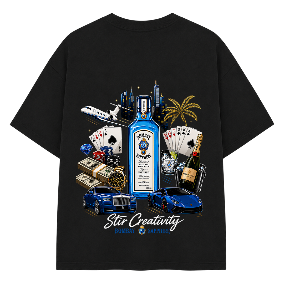 Bombay Sapphire Oversized Tee