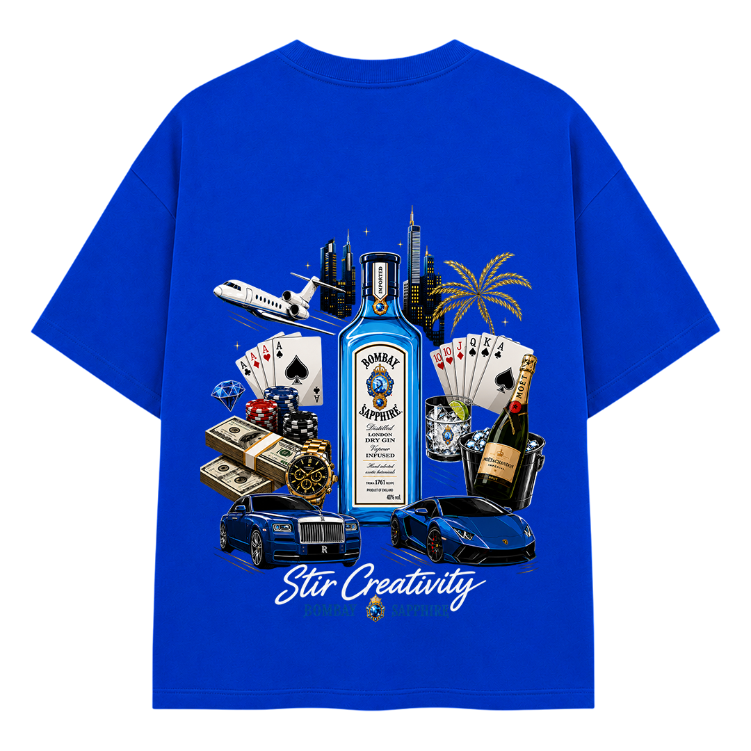 Bombay Sapphire Oversized Tee