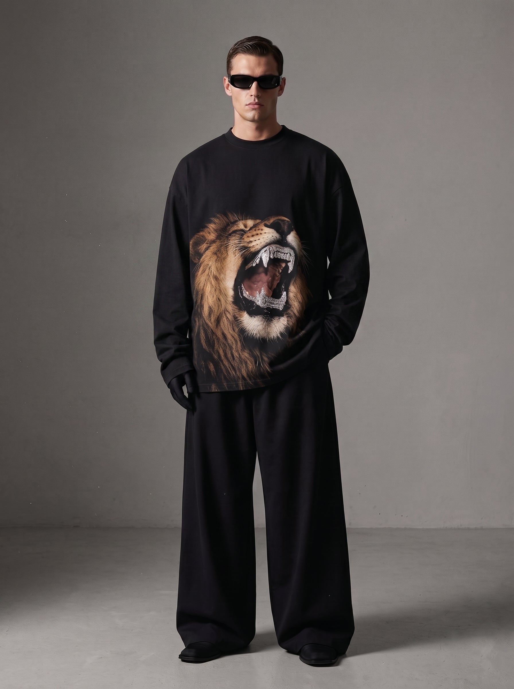 King's Bite Oversized Full Sleeve Tee