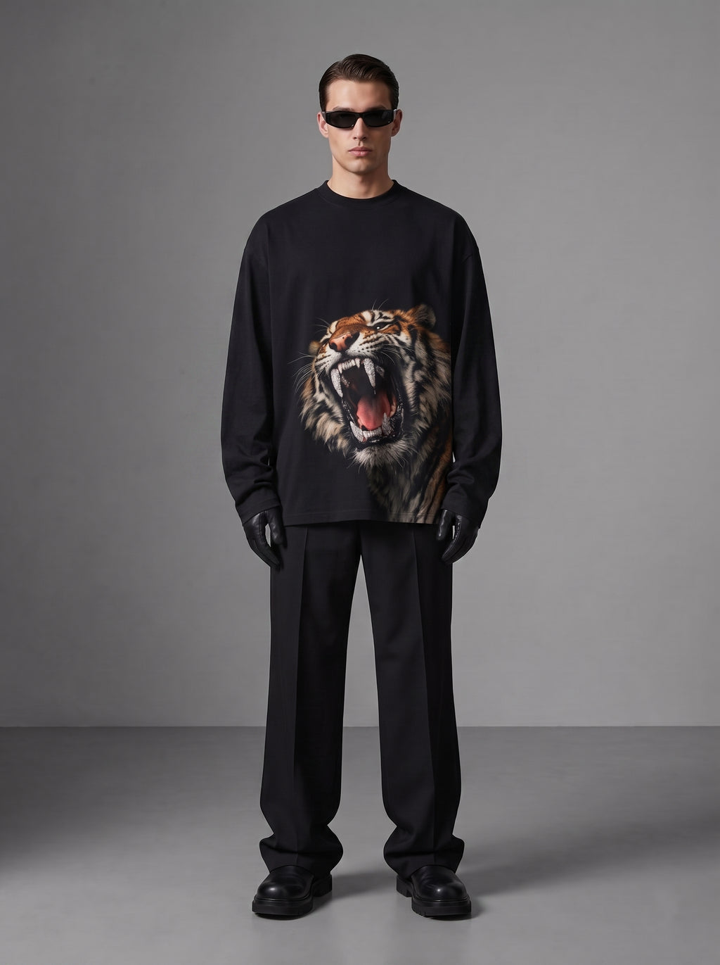 Savage Roar Oversized Full Sleeve Tee
