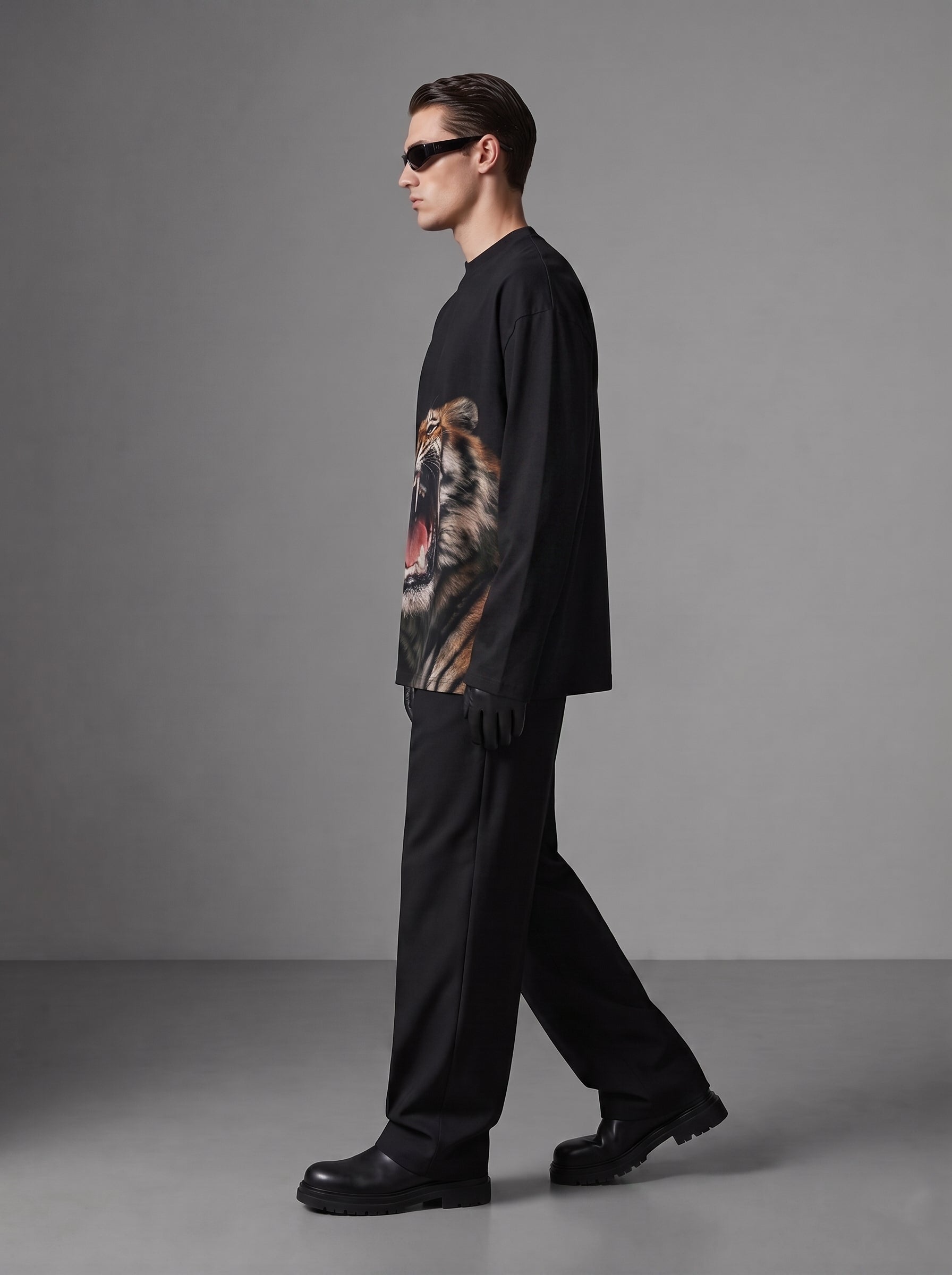 Savage Roar Oversized Full Sleeve Tee
