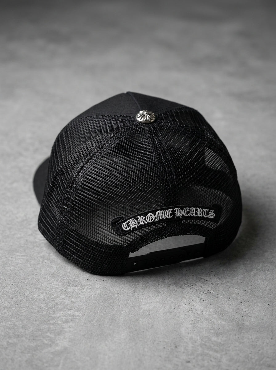 Obsidian Cross Trucker Cap