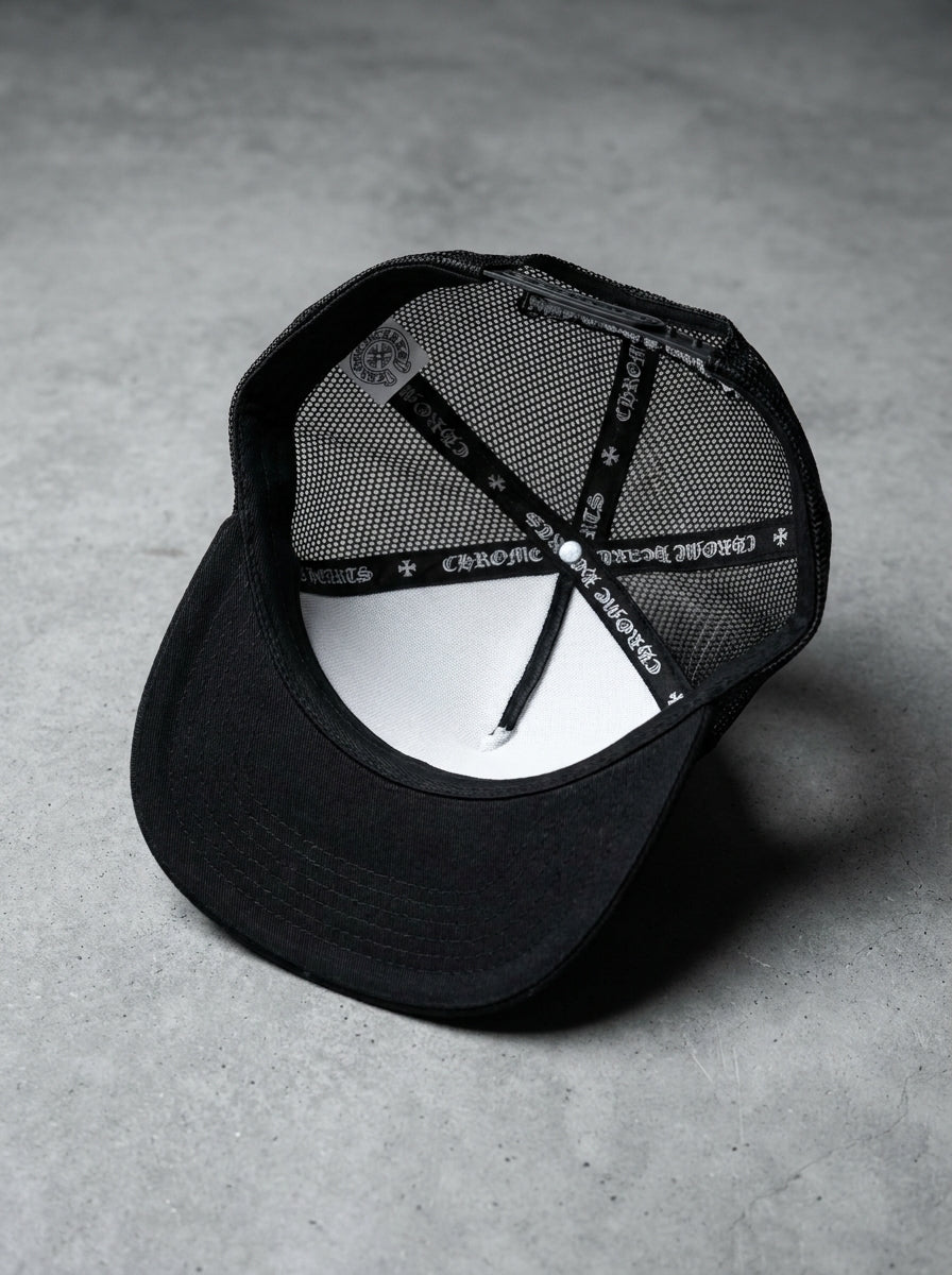 Obsidian Cross Trucker Cap