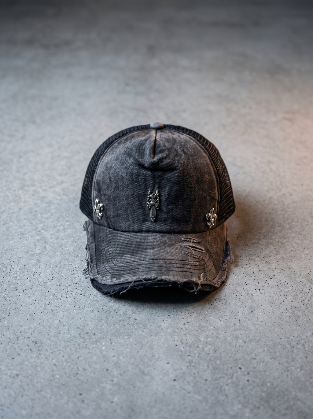 Midnight Crest Trucker Cap