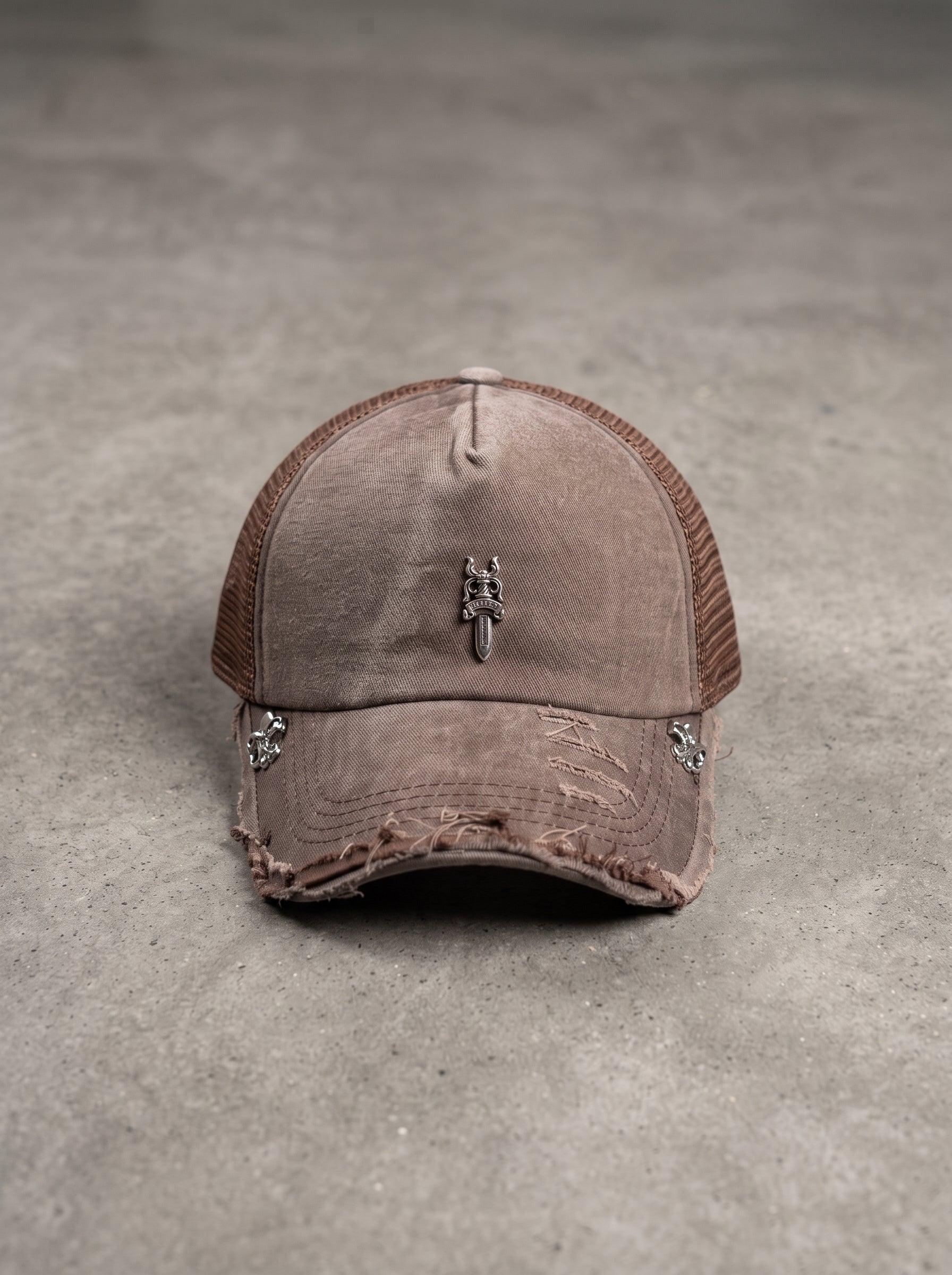 Canyon Crest Distressed Trucker Cap