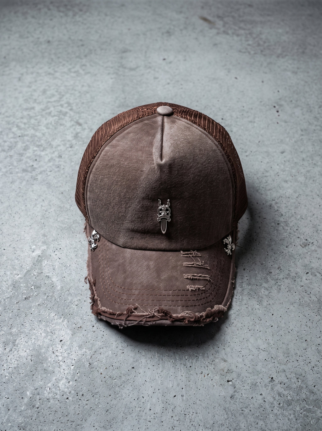 Canyon Crest Distressed Trucker Cap