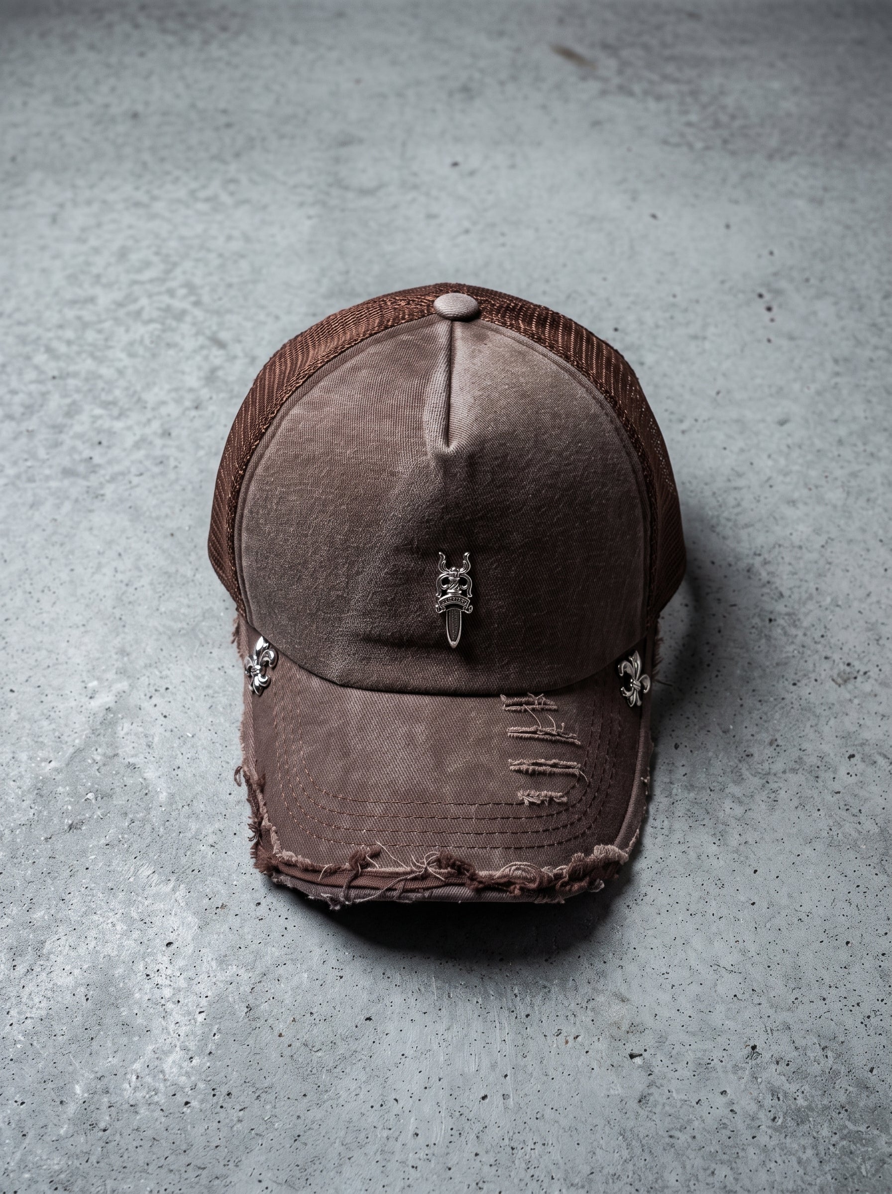 Canyon Crest Distressed Trucker Cap