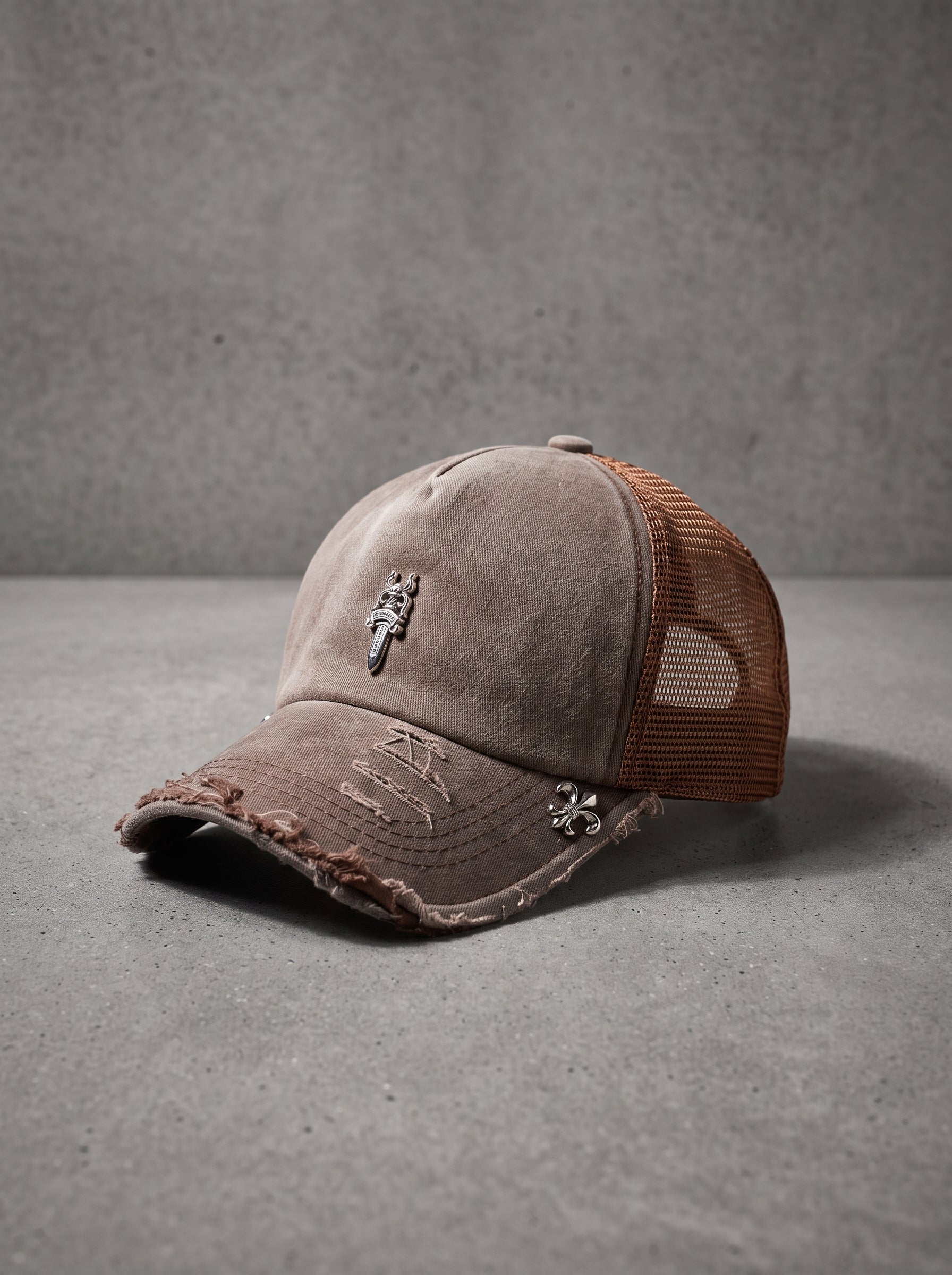 Canyon Crest Distressed Trucker Cap