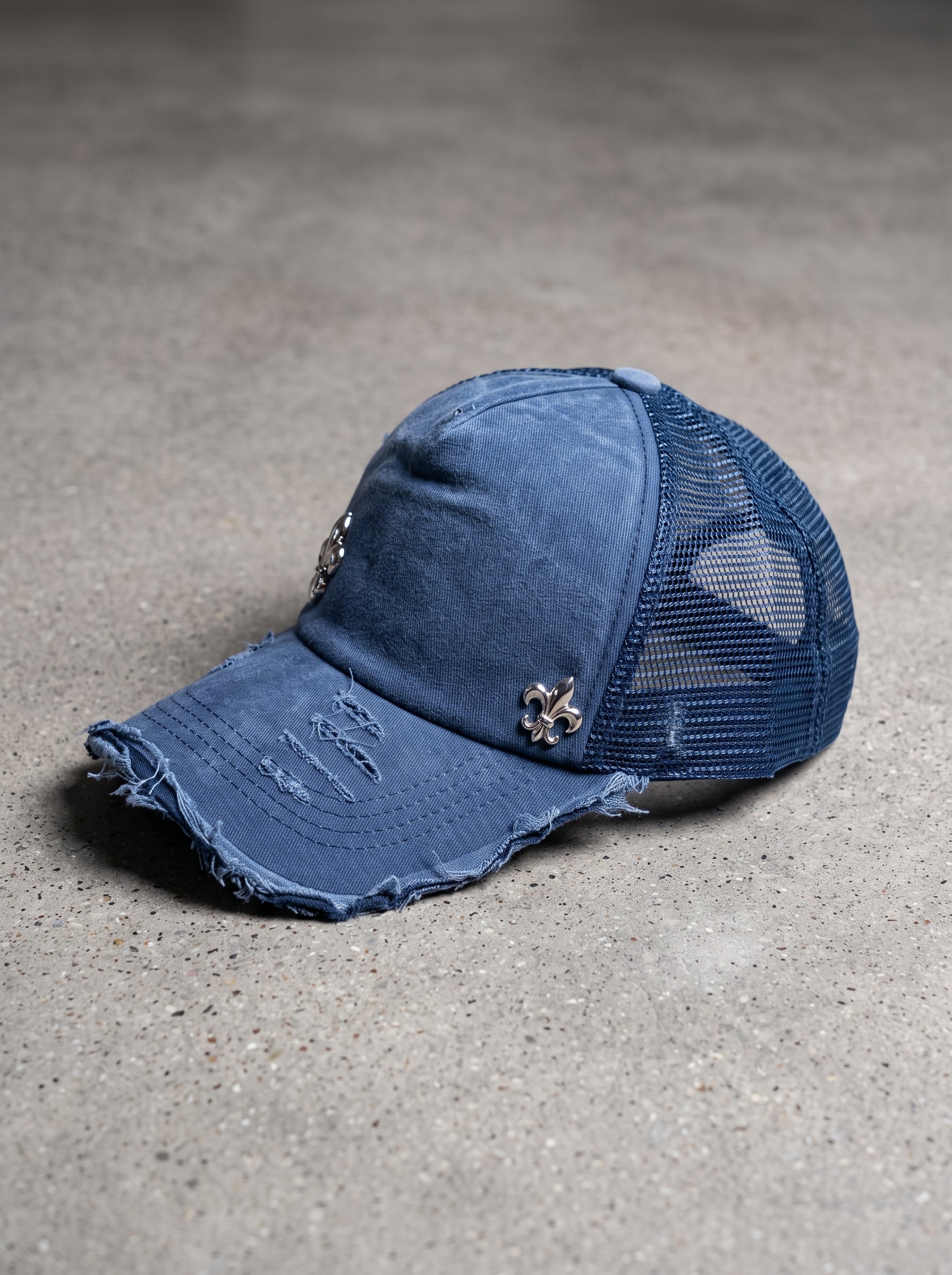 Storm Crest Distressed Trucker Cap