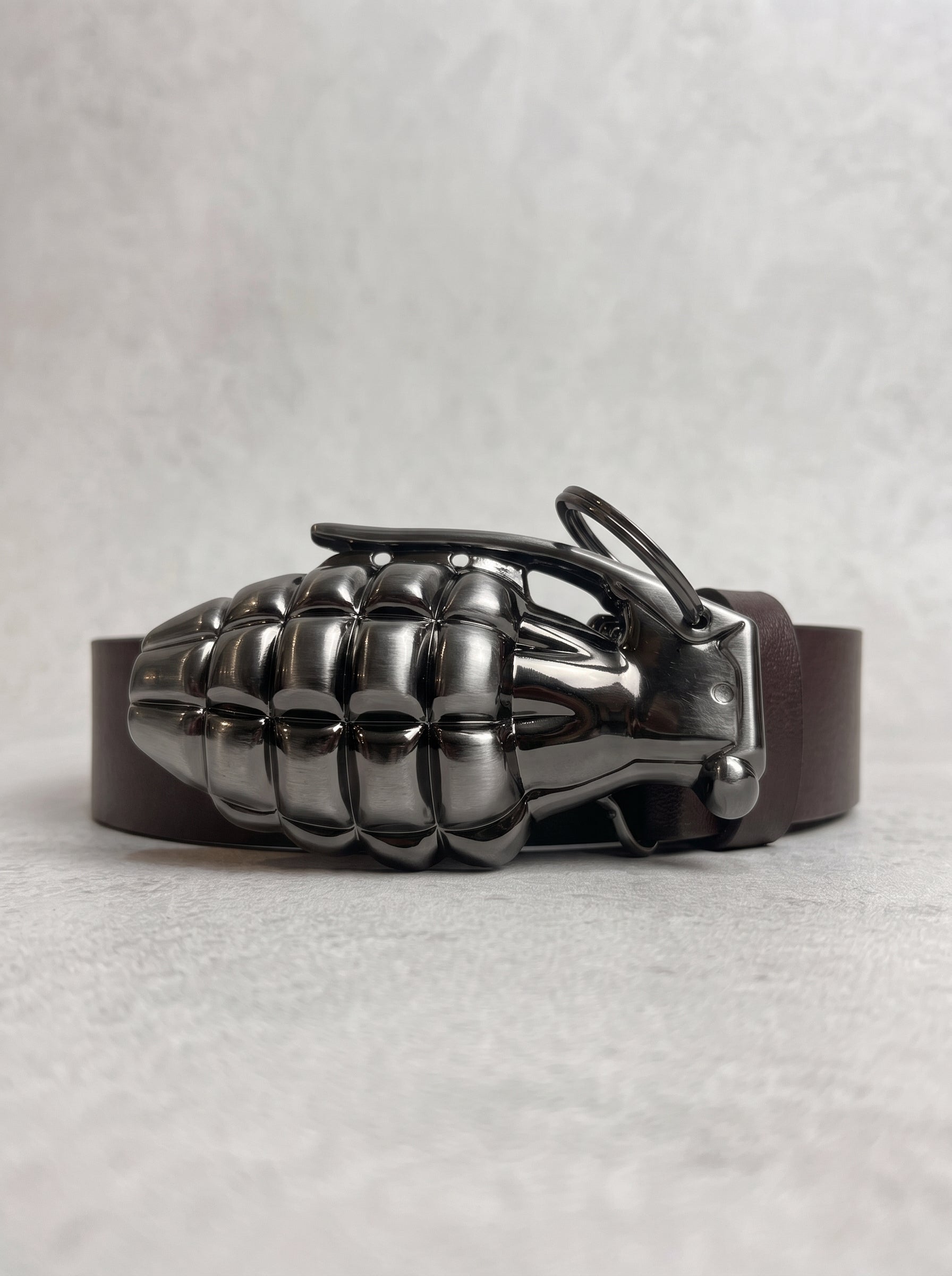 Combat Grenade Leather Belt