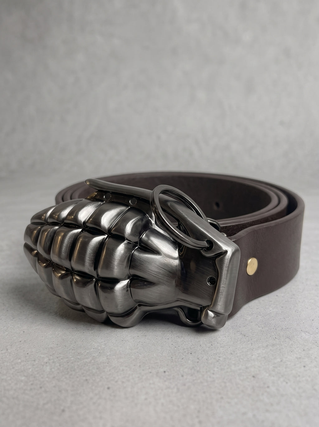Combat Grenade Leather Belt