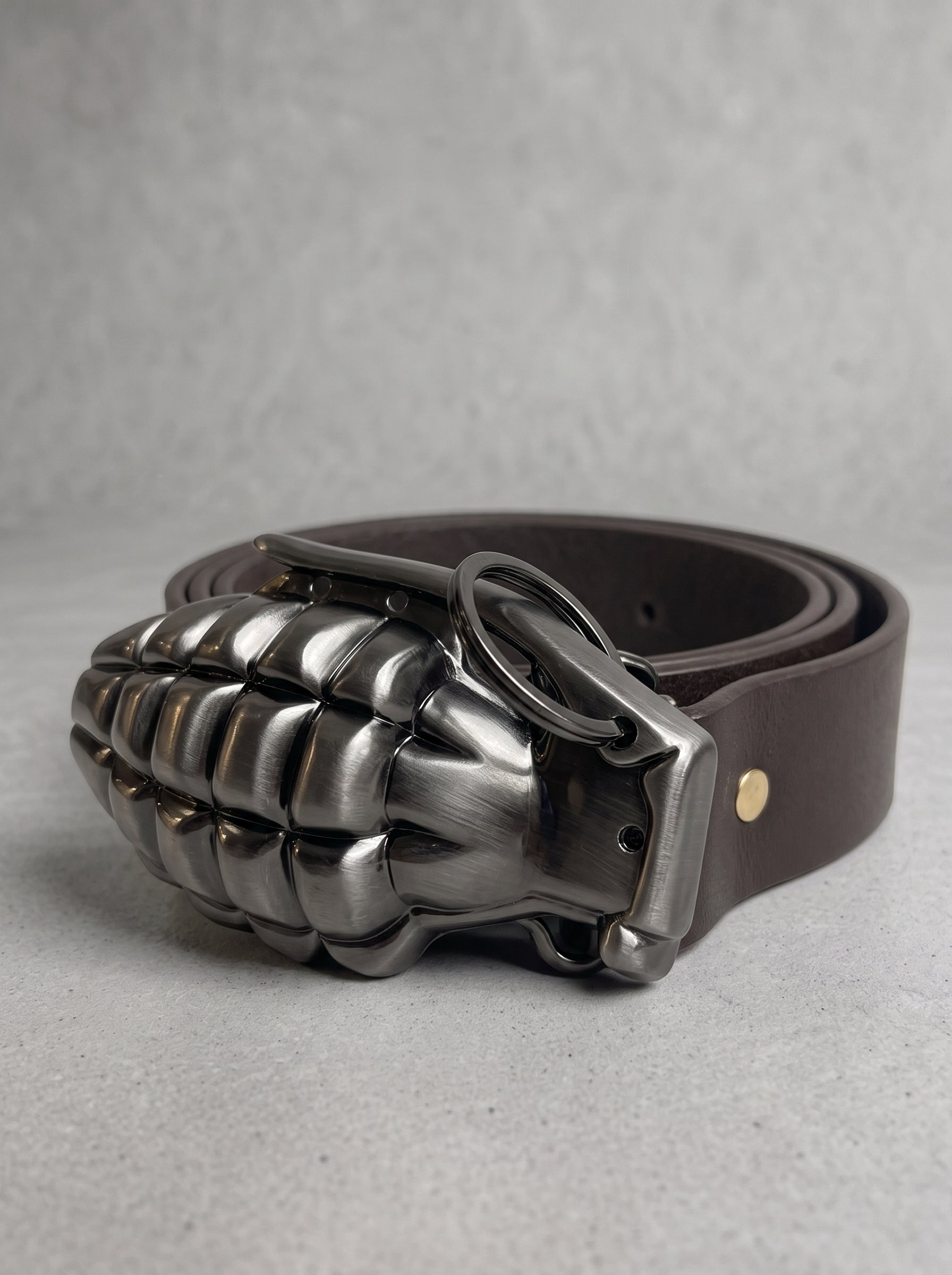 Combat Grenade Leather Belt