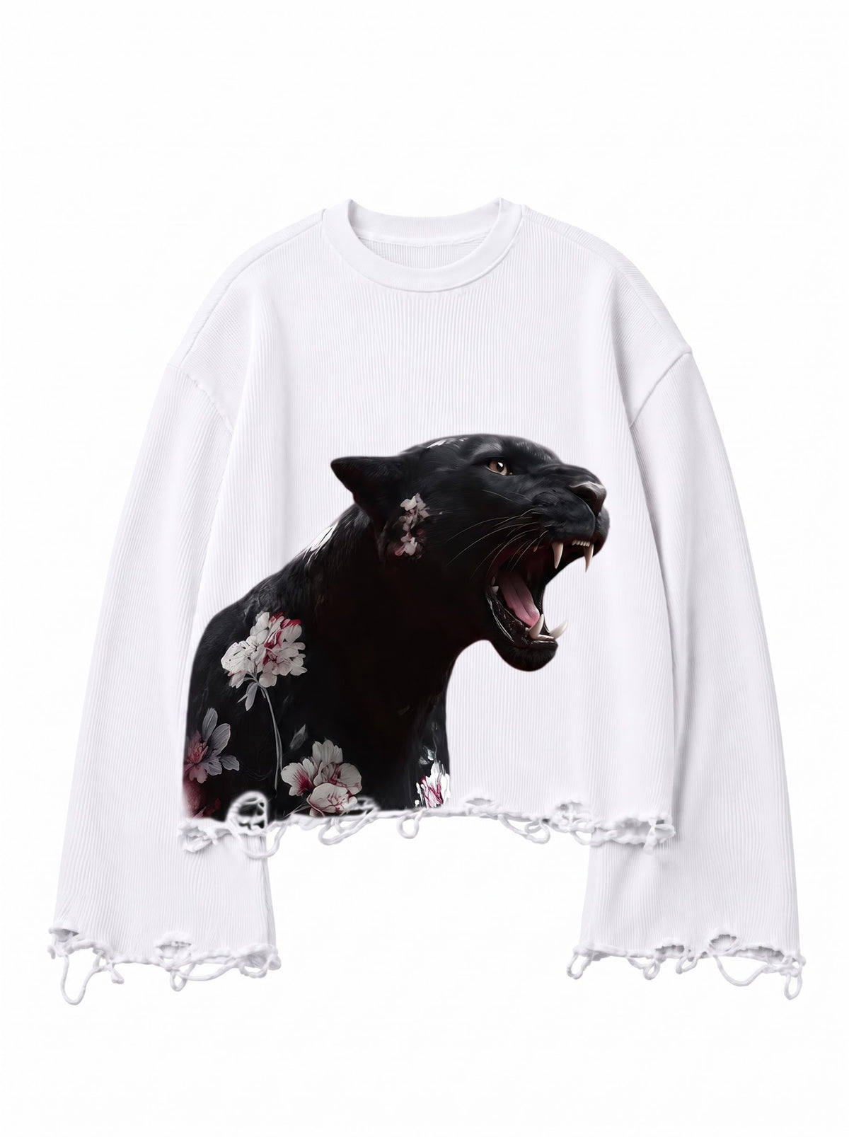Midnight Panther Waffle Tee