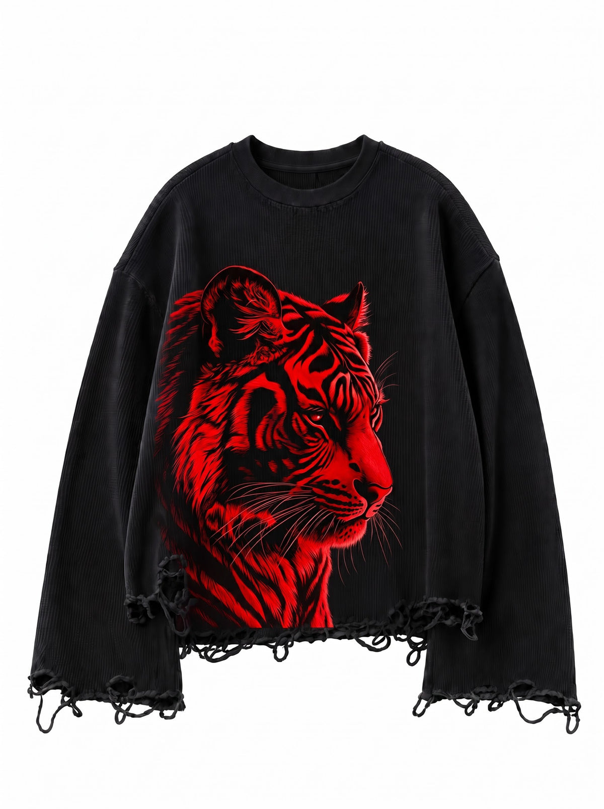 Crimson Tiger Waffle Tee