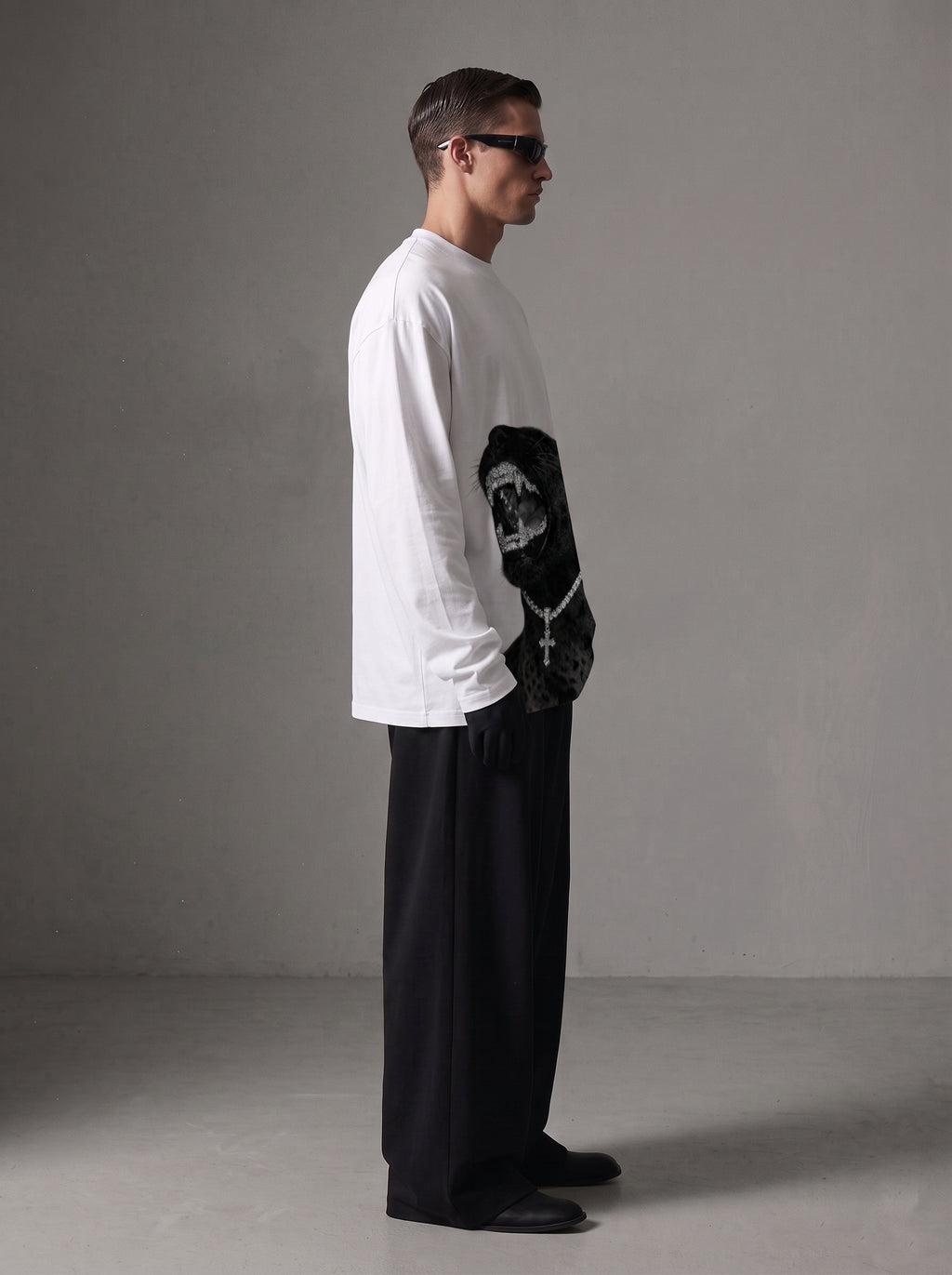 Midnight Oversized Full Sleeve Tee