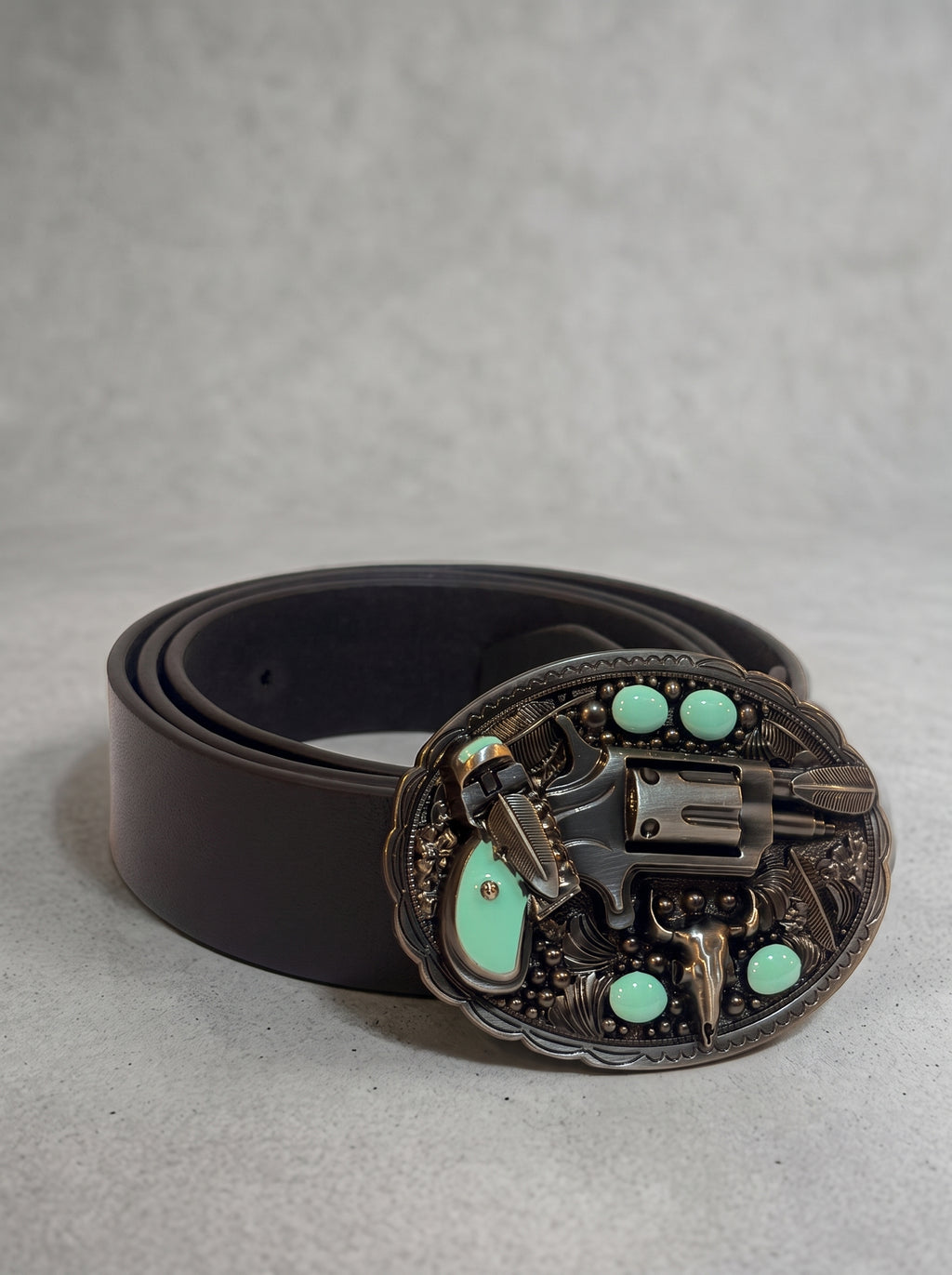 Dominion Revolver Leather Belt