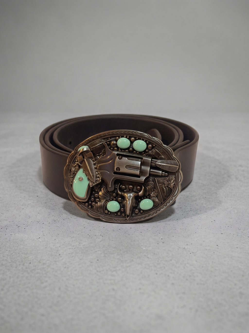 Dominion Revolver Leather Belt