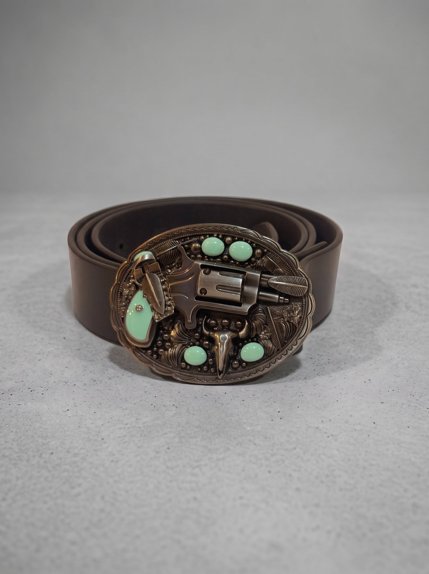 Dominion Revolver Leather Belt