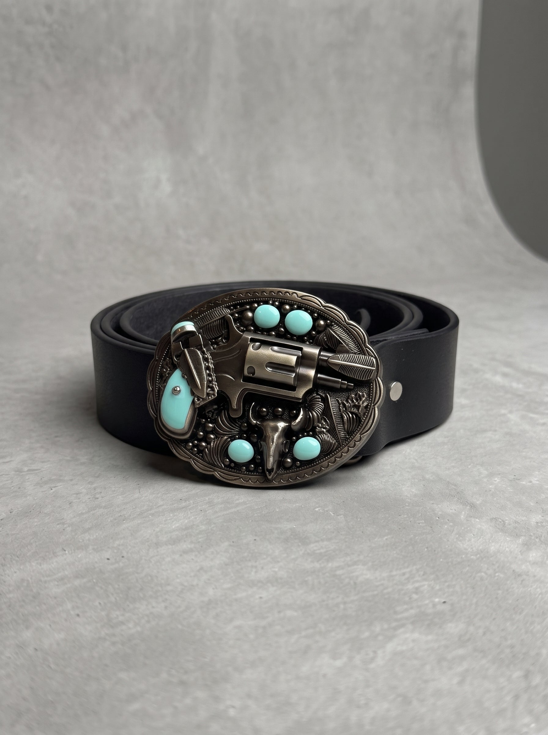 Dominion Revolver Leather Belt