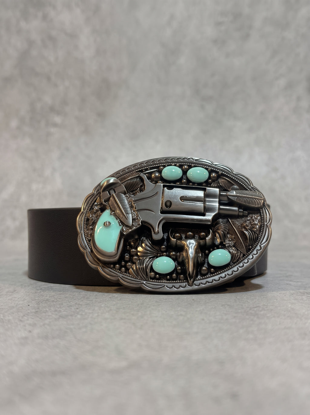 Dominion Revolver Leather Belt