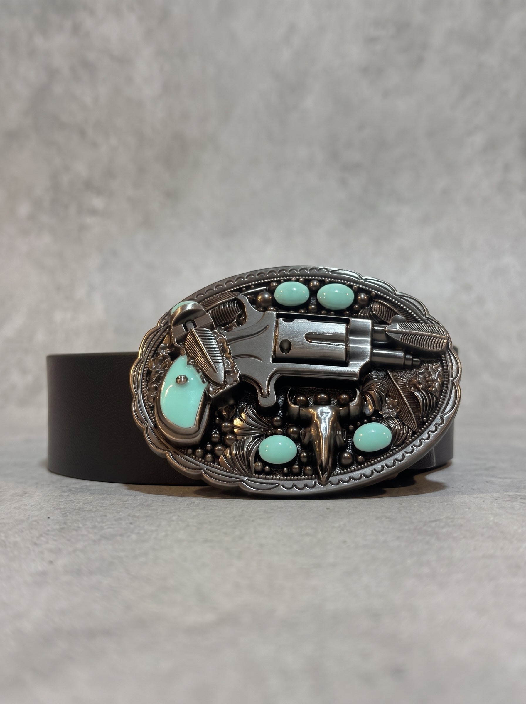 Dominion Revolver Leather Belt
