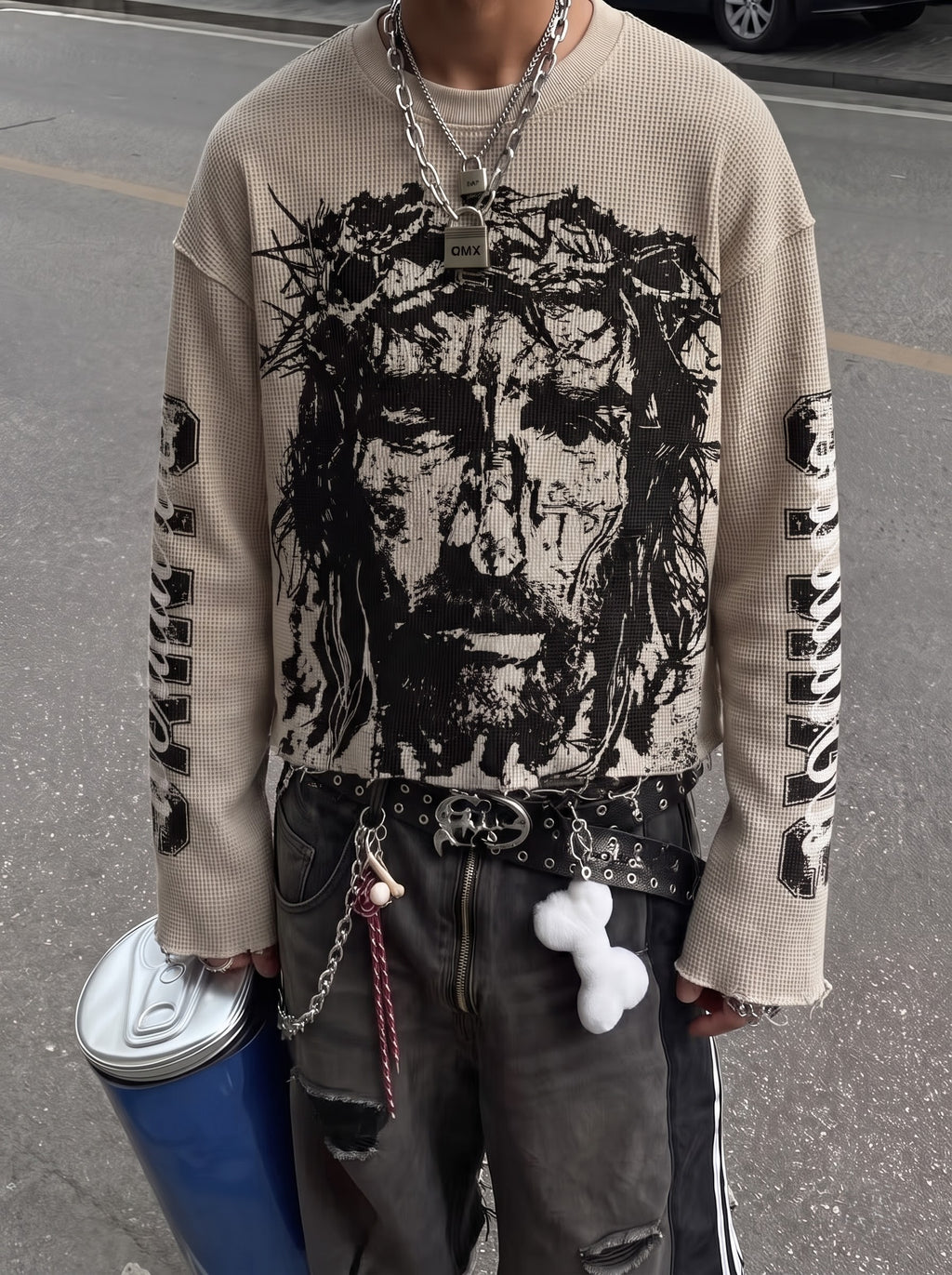 Thorned Saint Waffle Knit
