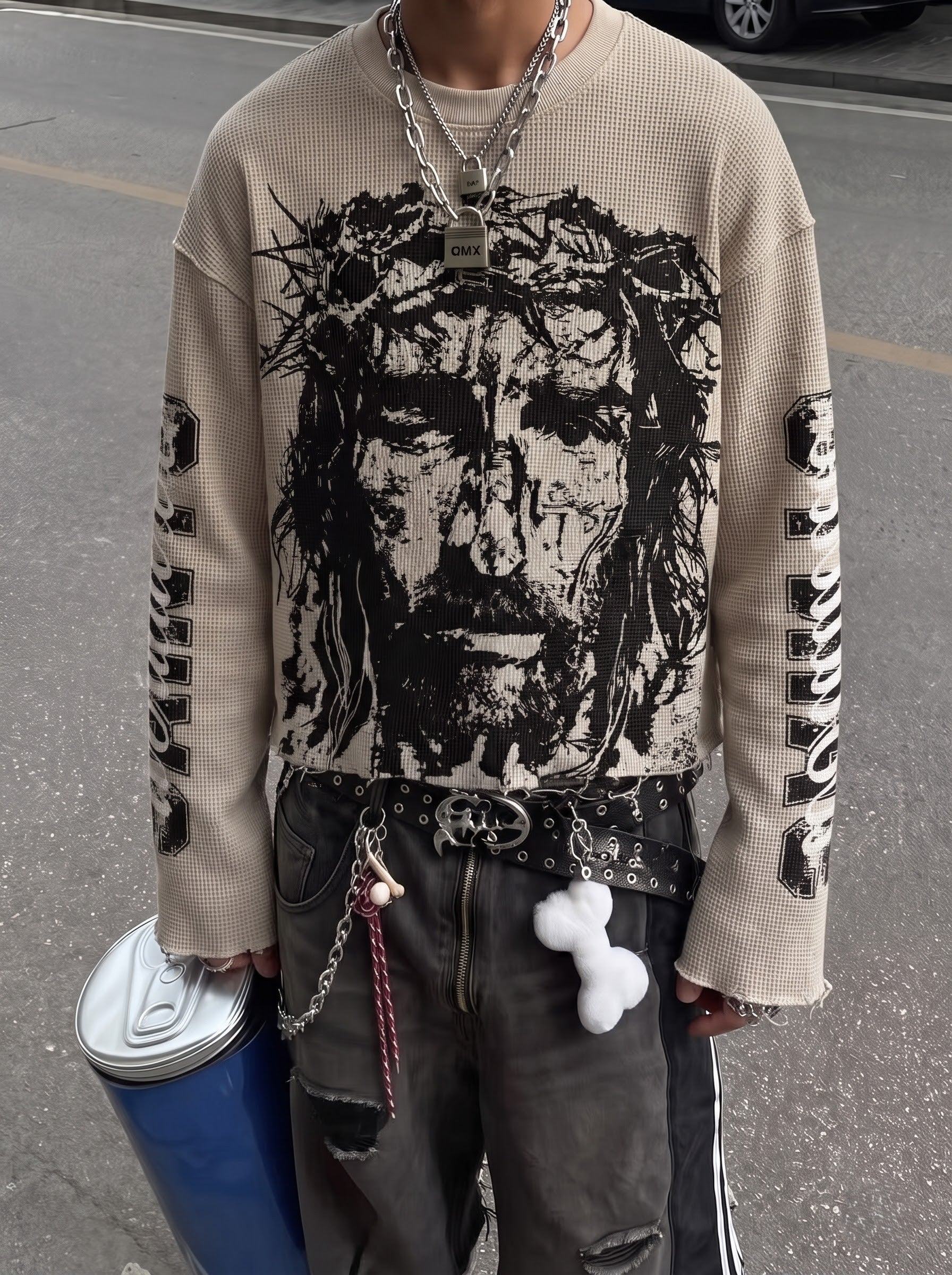 Thorned Saint Waffle Knit