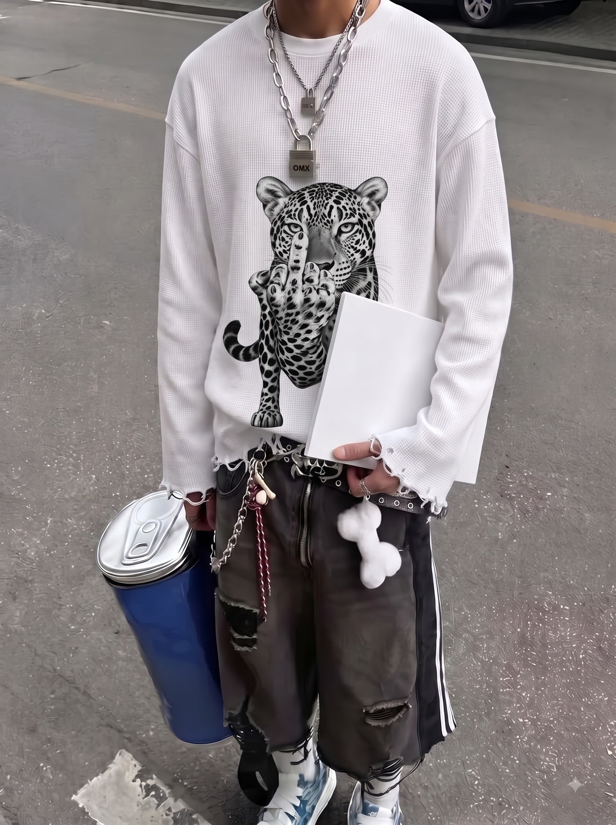 Silent Predator Waffle Tee