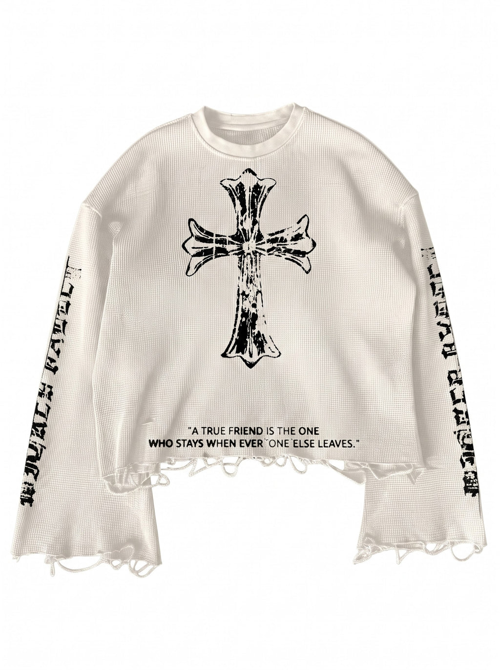 Gravebound Cross Waffle Knit