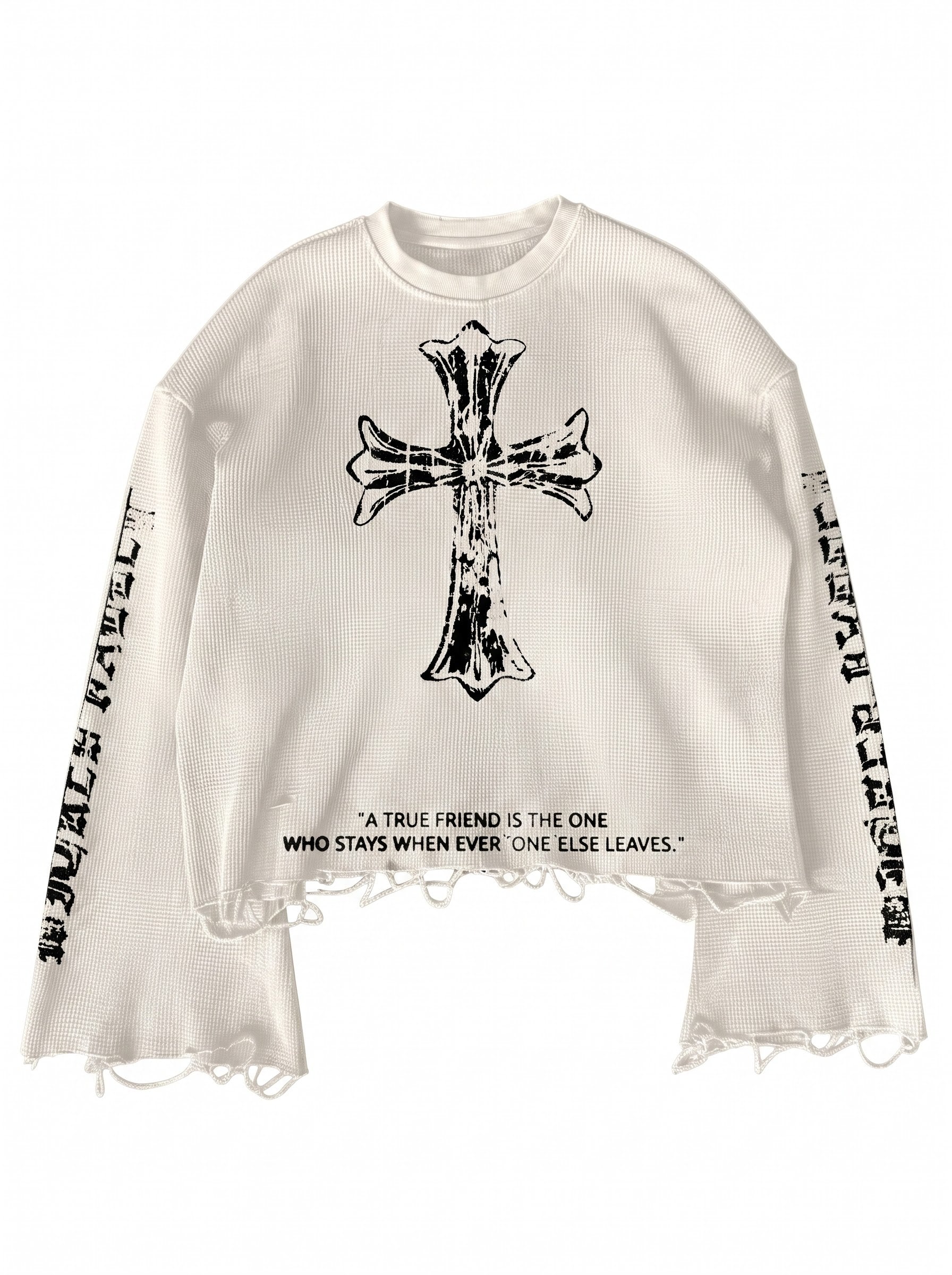 Gravebound Cross Waffle Knit