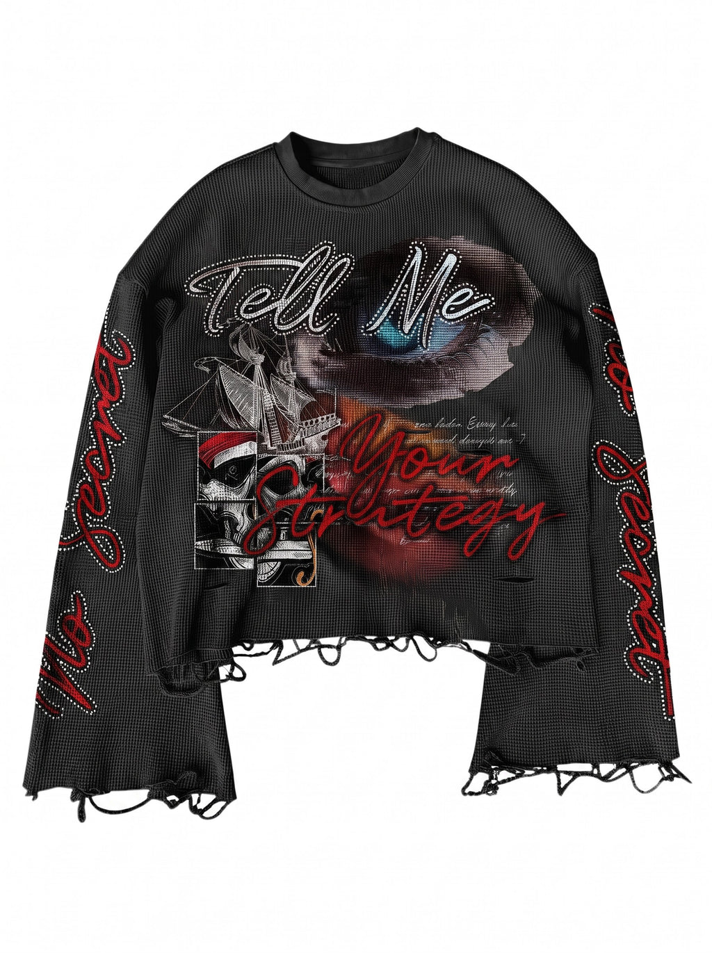 Velvet Prophecy Waffle Knit Tee