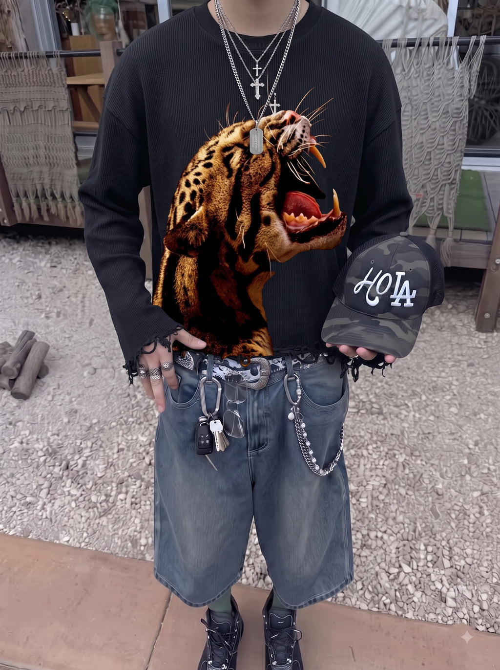 Predator Instinct Waffle Tee