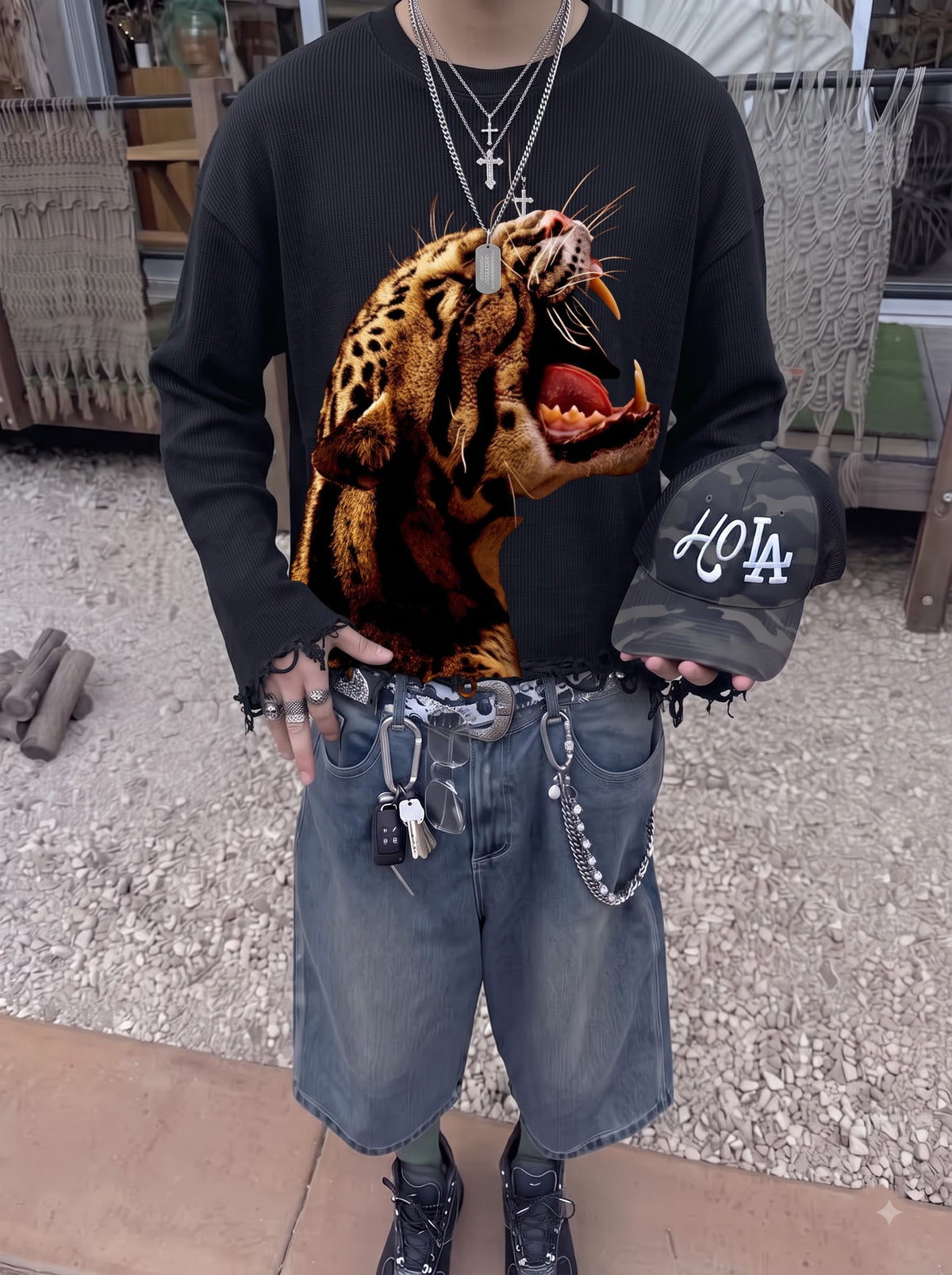 Predator Instinct Waffle Tee