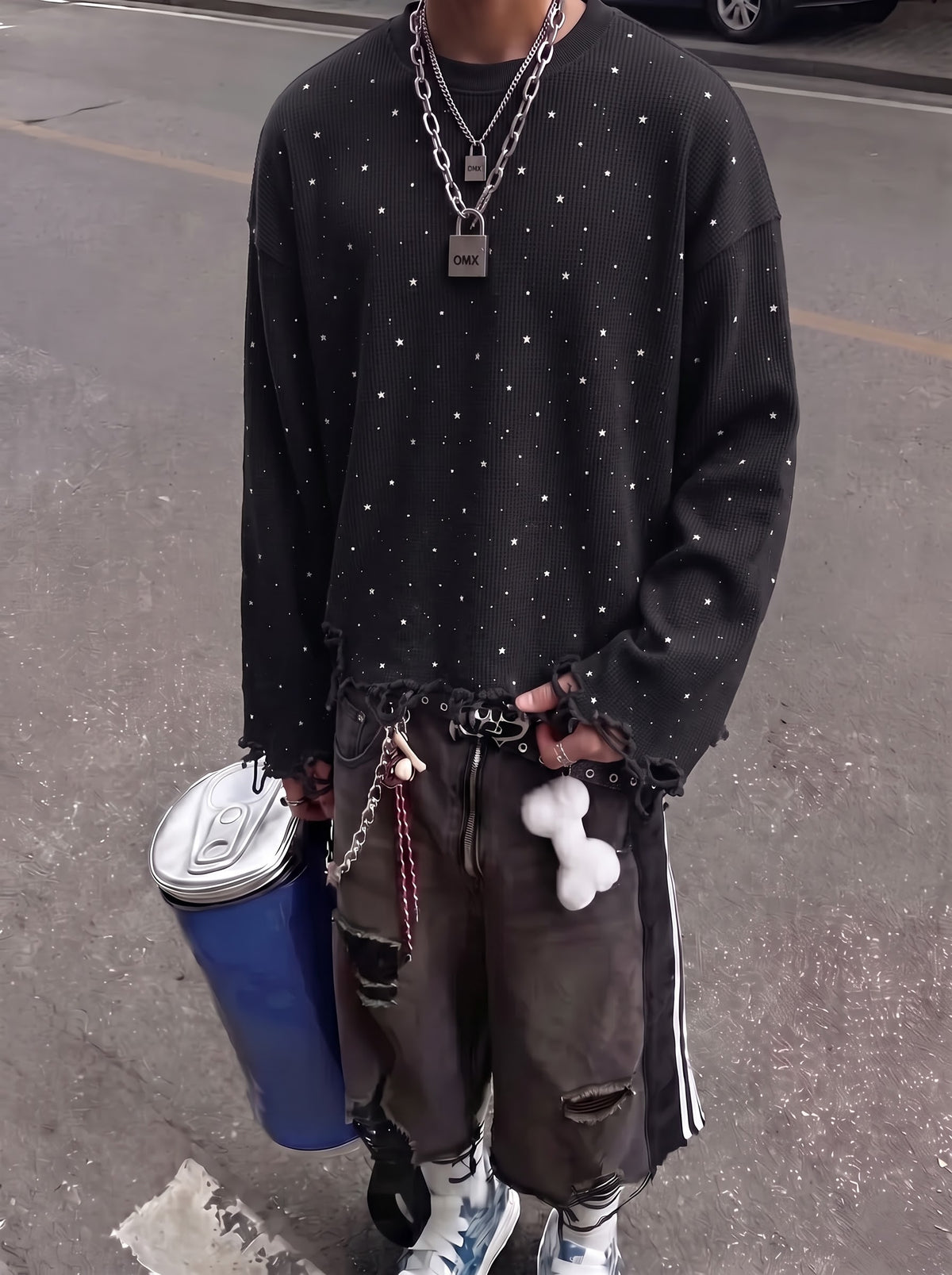 The Midnight Constellation Waffle Long Sleeve