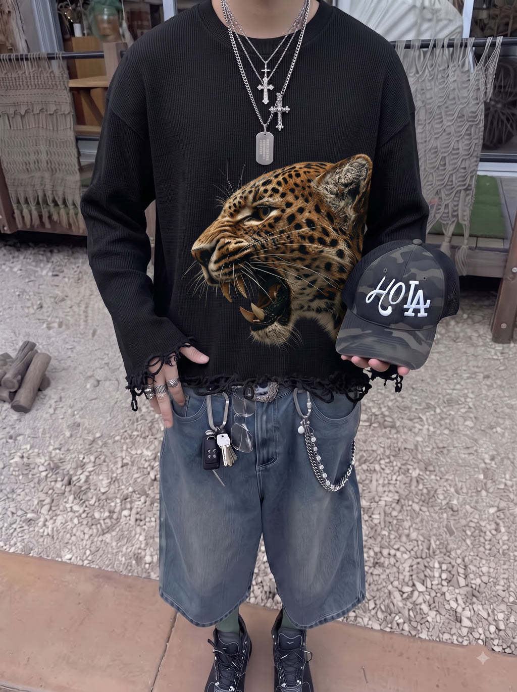 Predator Waffle Tee