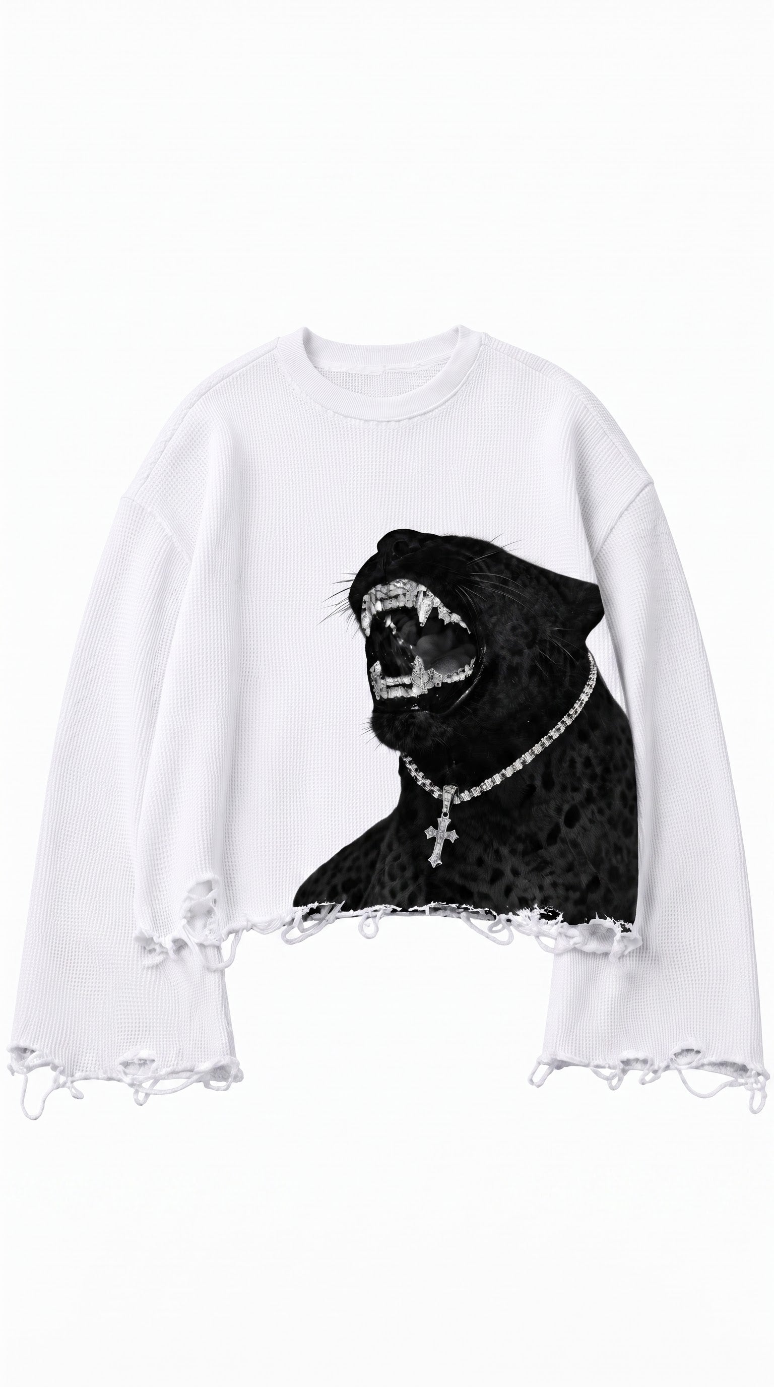 Midnight Oversized Waffle Knit