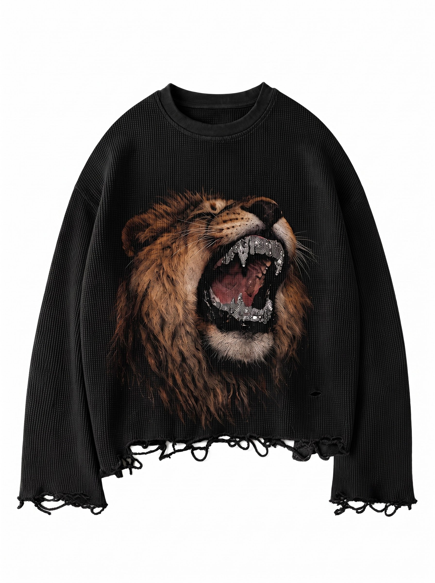 King's Bite Oversized Waffle Knit