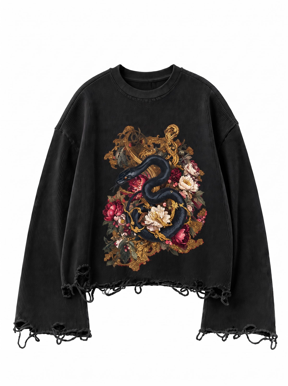 The Serpent Bloom Waffle Long Sleeve