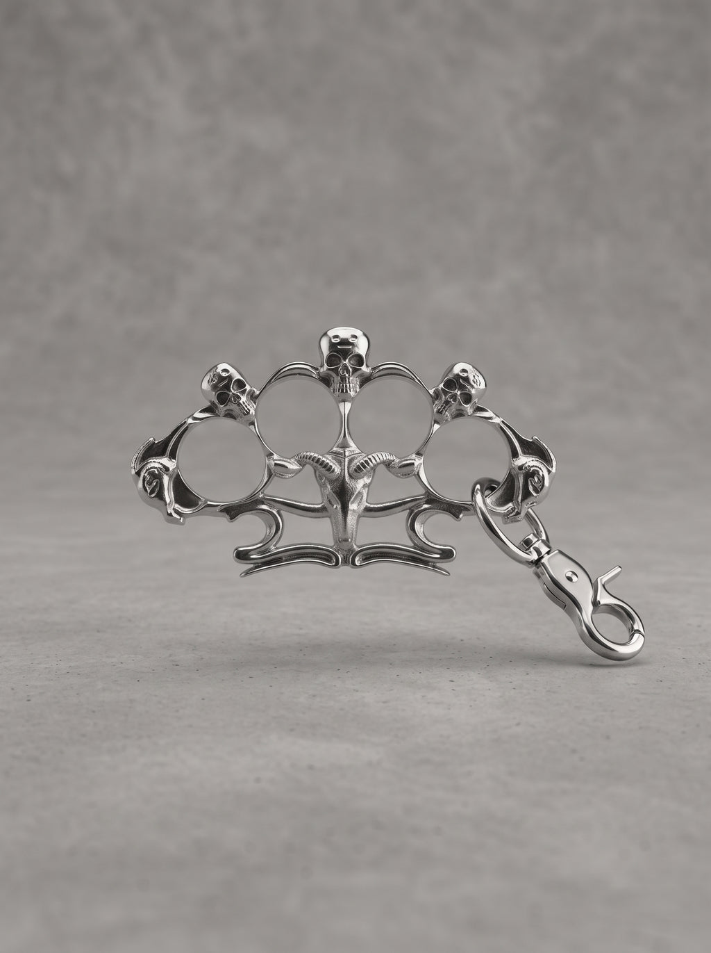 Skull Reaper Knuckle Keychain