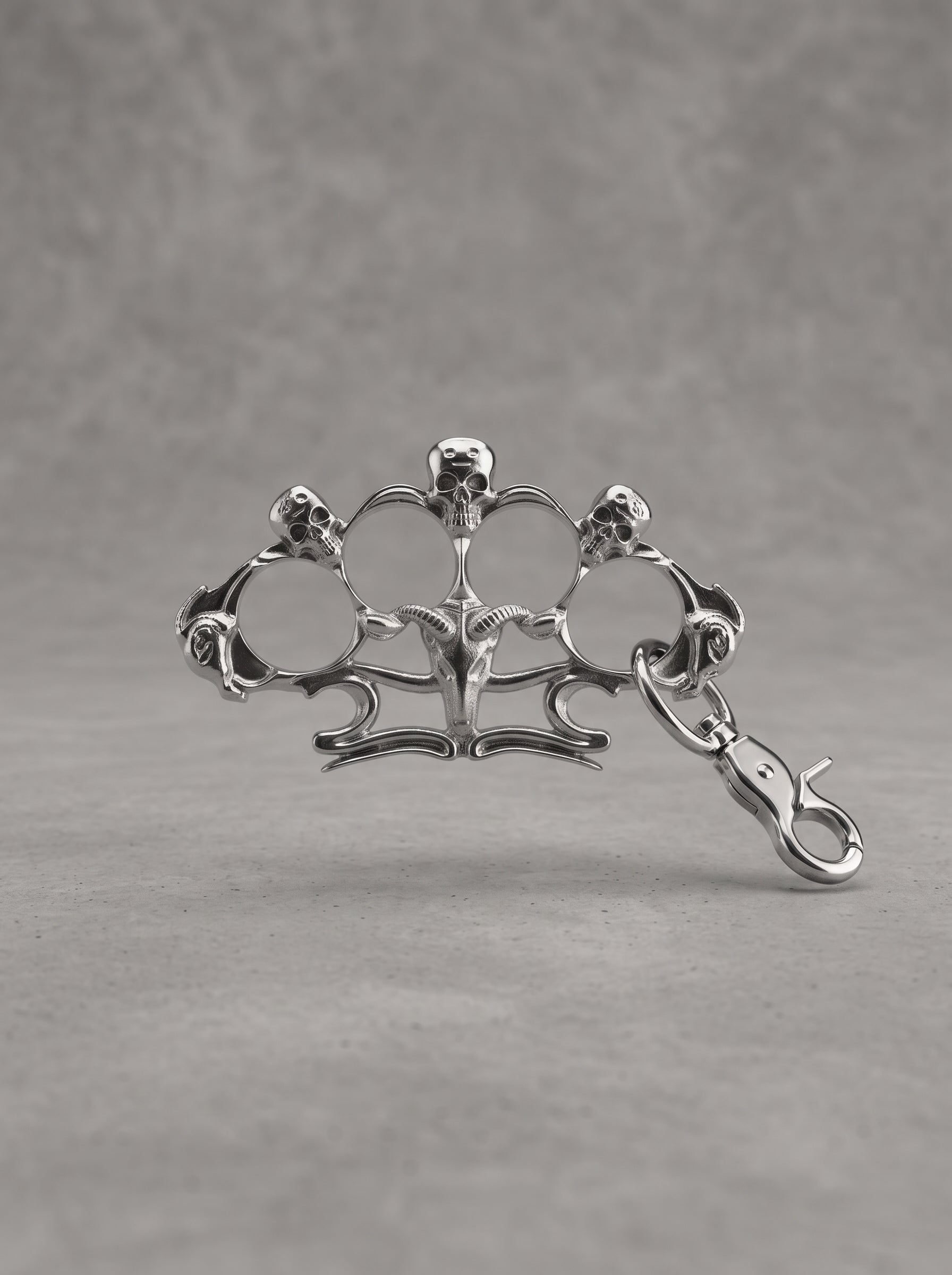Skull Reaper Knuckle Keychain
