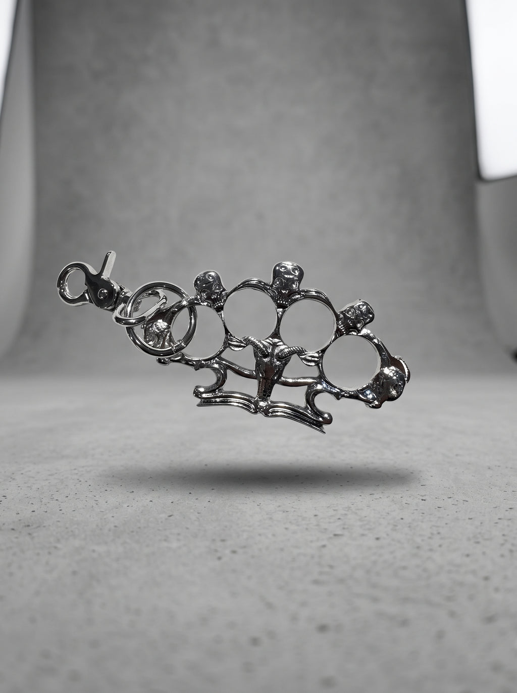 Skull Reaper Knuckle Keychain