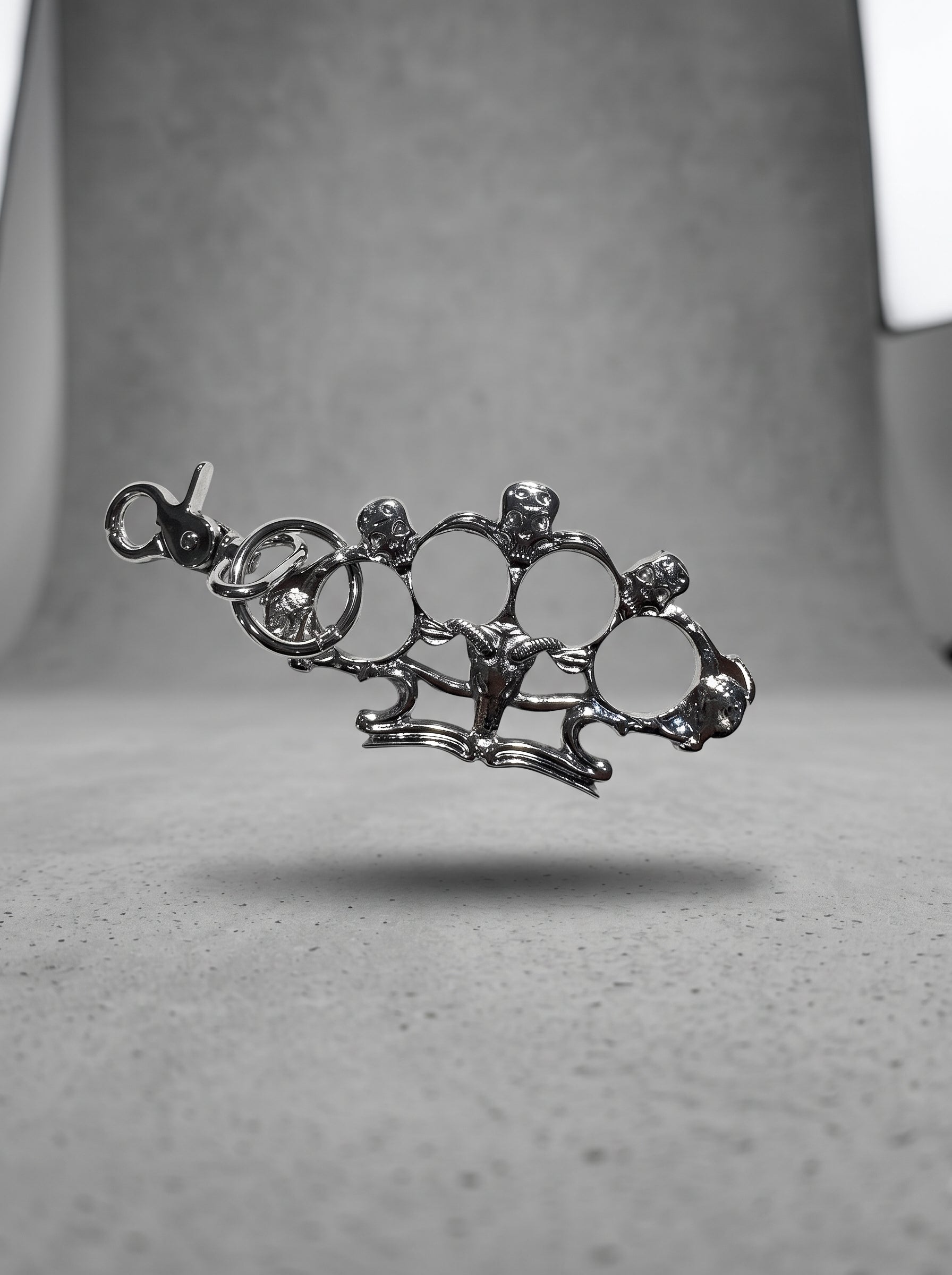 Skull Reaper Knuckle Keychain