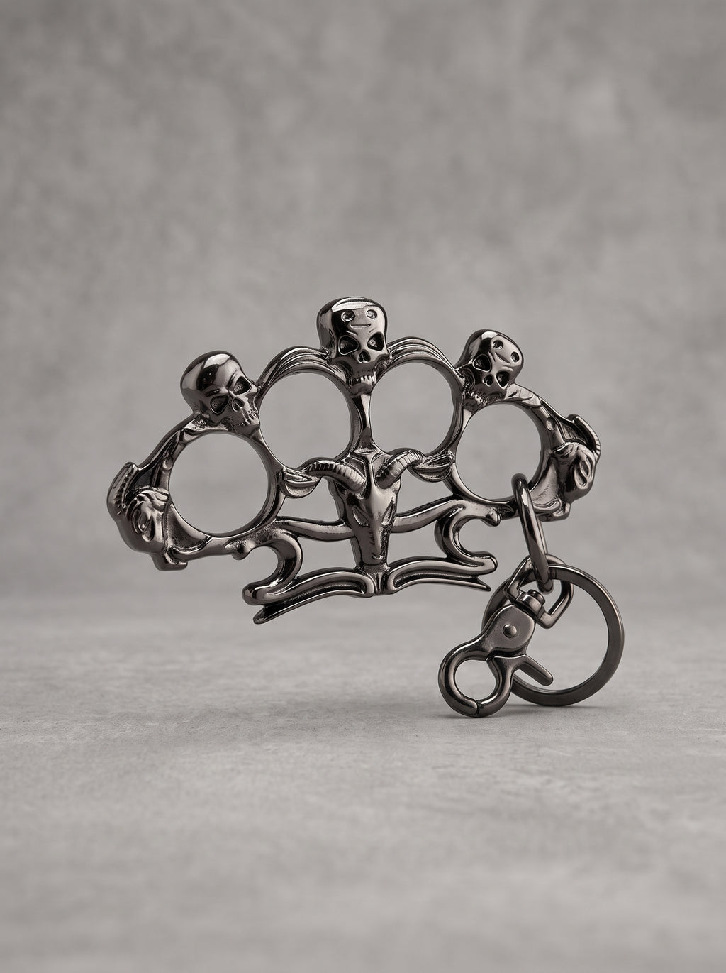Skull Reaper Knuckle Keychain