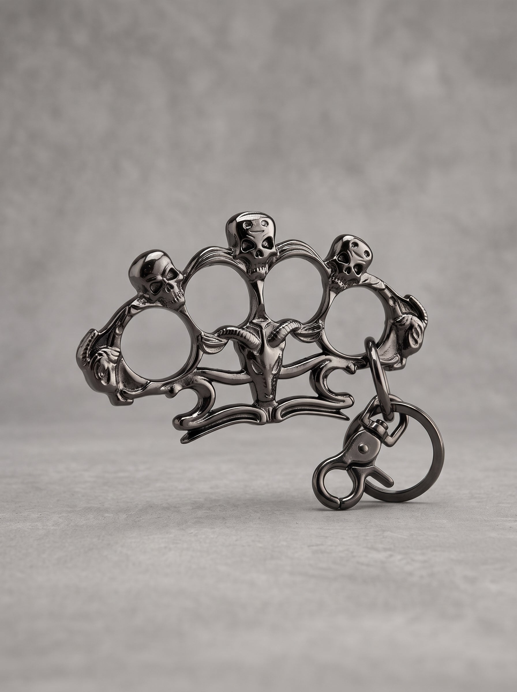 Skull Reaper Knuckle Keychain